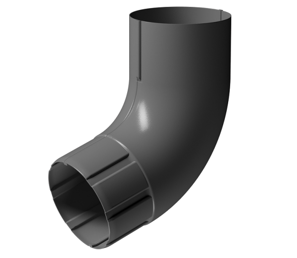 Колено 72° D90 Döcke STAL PREMIUM Графит, (RAL 7024) купить в Кирове