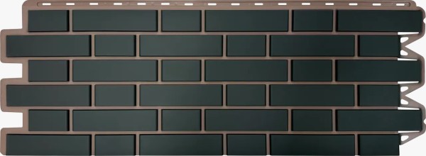 Фасадная панель Альта-Профиль, Кирпич Клинкерный, Графит купить в Кирове