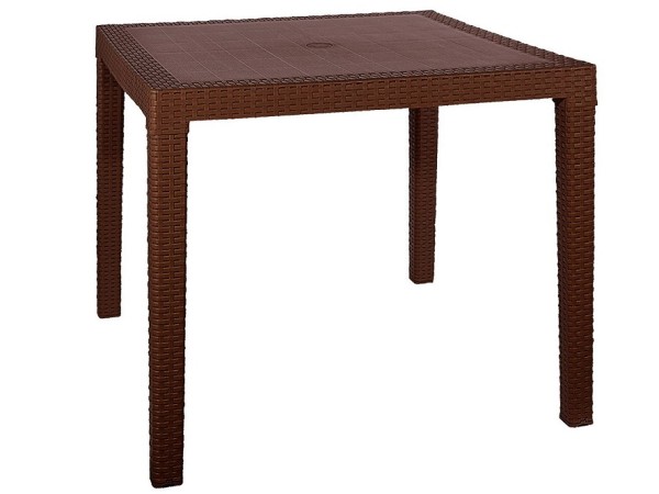 Стол квадратный FIJI Quatro Table Коричневый купить в Кирове