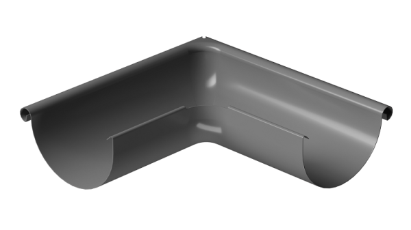 Угол внешний 90° D125 Döcke STAL PREMIUM Графит, (RAL 7024) купить в Кирове