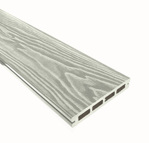 Террасная доска из ДПК Terrapol Смарт 3D Пустотелая с пазом Дуб беленый купить в Кирове