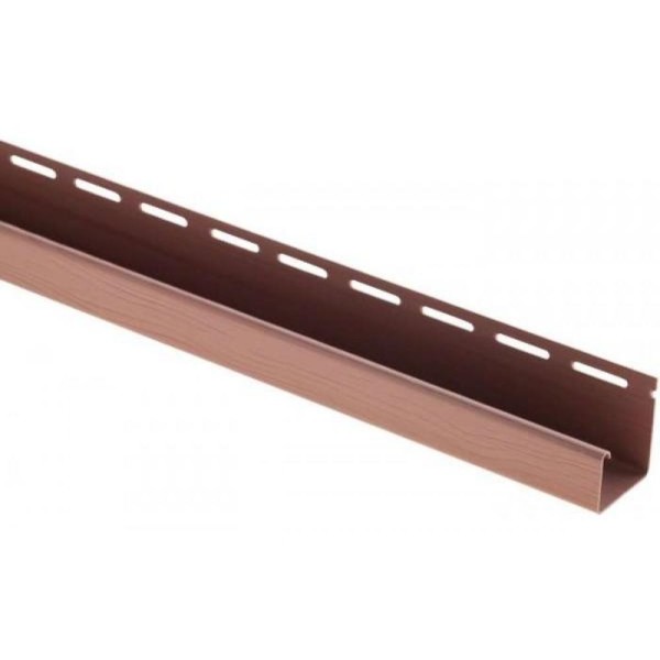 J-профиль Люкс Крашенный, T-15, ВН, Красно-коричневый купить в Кирове