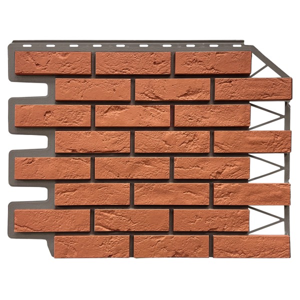Фасадная панель FineBer, Кирпич Баварский, Терракотовый купить в Кирове