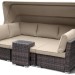 Диван-Трансформер AFINA плетеный из иск. ротанга AFM-320B Brown купить в Кирове