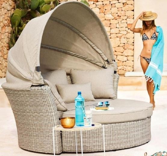 Диван-Трансформер AFINA плетеный из иск. ротанга AFM-325 Beige купить в Кирове