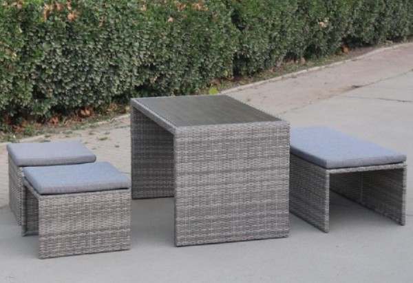 Диван-Трансформер AFINA плетеный из иск. ротанга S330G-W78 Grey купить в Кирове
