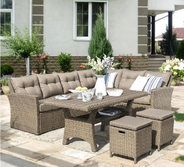 Комплект мебели AFINA плетеной из иск. ротанга AFM-307B Beige купить в Кирове
