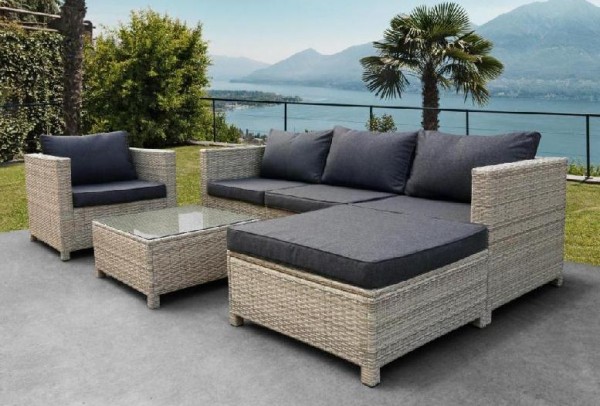 Комплект мебели AFINA плетеной из иск. ротанга YR821G Grey/Grey купить в Кирове