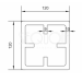 Столб SEQUOIA Evolution 3D WOOD BROWN купить в Кирове