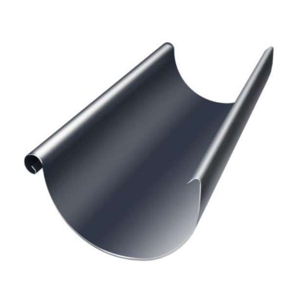 Водосток Grand Line 150x100 – Полукруглый желоб 3 метра RAL 7024 купить в Кирове