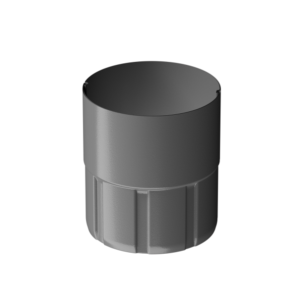 Муфта соединительная для водостока Döcke STAL PREMIUM, Графит купить в Кирове