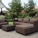 Комплект мебели AFINA плетеной из иск. ротанга YR821A Brown/Beige купить в Кирове