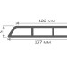 Доска Ромбус 3D ДПК Outdoor STORM GREY серая микс купить в Кирове