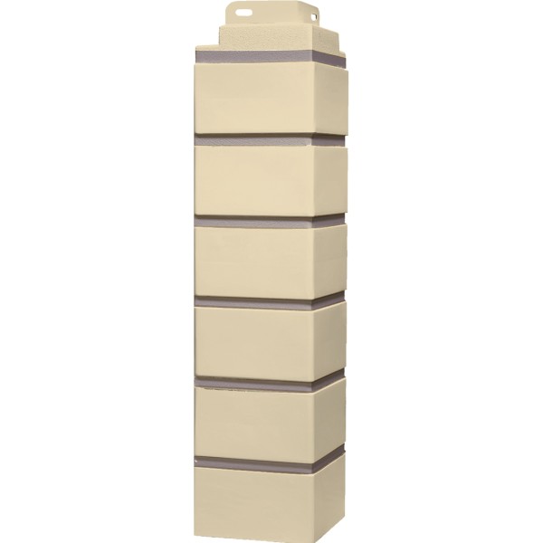 Угол Фасайдинг Серия «Кирпич клинкерный» Желтый купить в Кирове