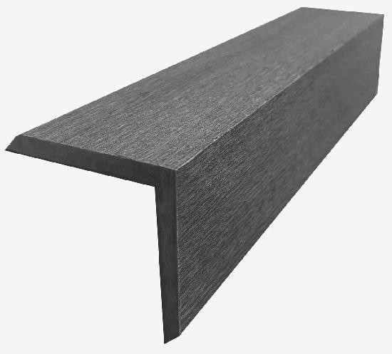 Декоративный угол 50×50 графит купить в Кирове