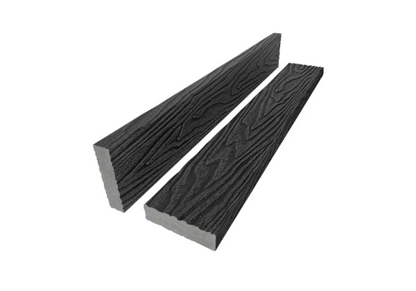Брус лавочный 3D-тиснение 20х80 Графит купить в Кирове