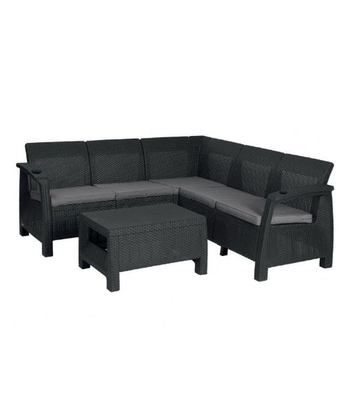 Угловой диван  Yalta Corner Set (столик в комплект не входит) купить в Кирове