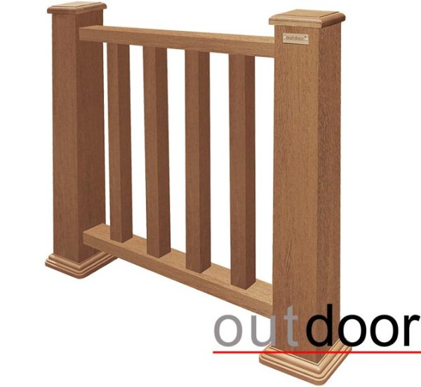 Ограждение из ДПК Outdoor Классик 3D STORM дуб купить в Кирове