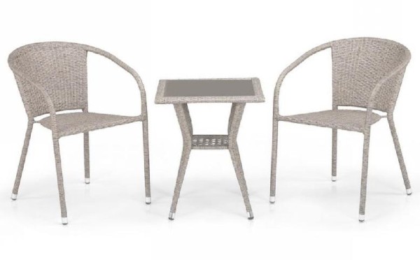 Комплект плетеной мебели AFINA из иск. ротанга T25C/Y137C-W85 Latte 2Pcs купить в Кирове