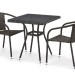 Комплект плетеной мебели AFINA из иск. ротанга T282BNT/Y137C-W53 Brown 2Pcs купить в Кирове