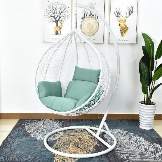 Кресло Подвесное из искусственного ротанга AFM-168A-L White/Green купить в Кирове