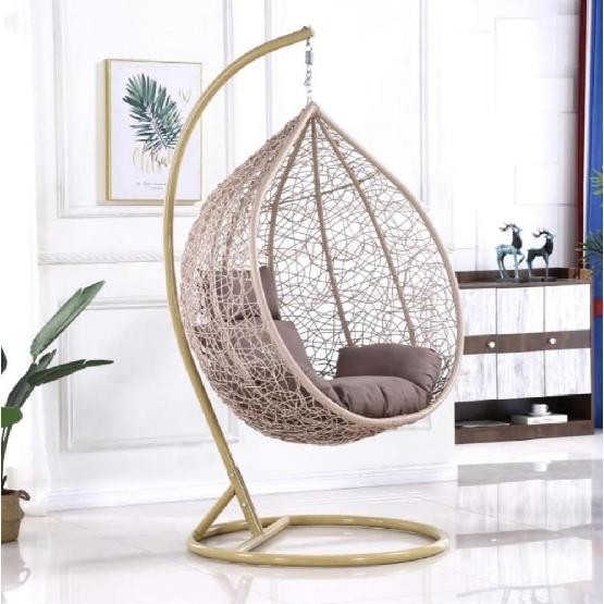 Кресло Подвесное из искусственного ротанга AFM-169A-XLB Beige купить в Кирове