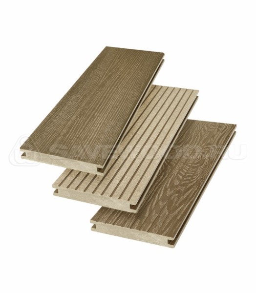 Террасная доска SW Fraxinus (R) полнотелая «SaveWood» Тик купить в Кирове