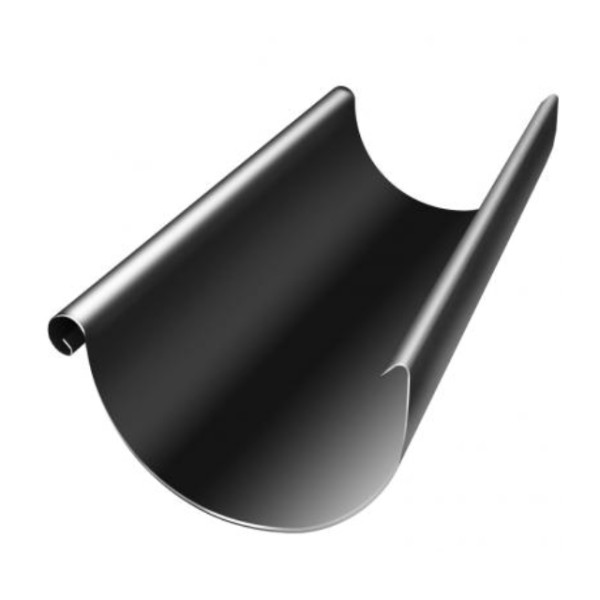 Водосток Grand Line 125x90 – Желоб 3м RAL 9005 купить в Кирове