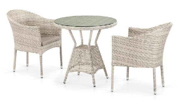 Комплект плетеной мебели AFINA из иск. ротанга T705ANT/Y350-W85 Latte 2Pcs купить в Кирове