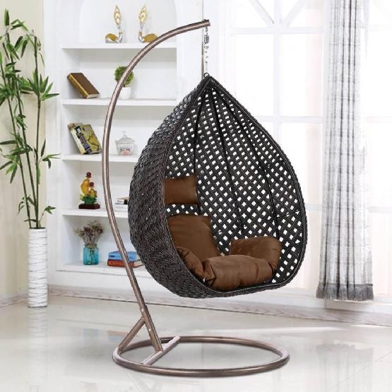 Кресло Подвесное из искусственного ротанга AFM-250B-L Brown купить в Кирове