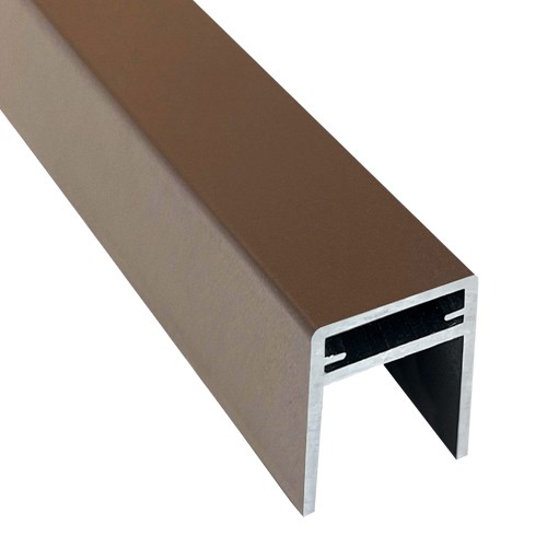 П-профиль Алюминиевый EasyDecking 35x25 Венге купить в Кирове