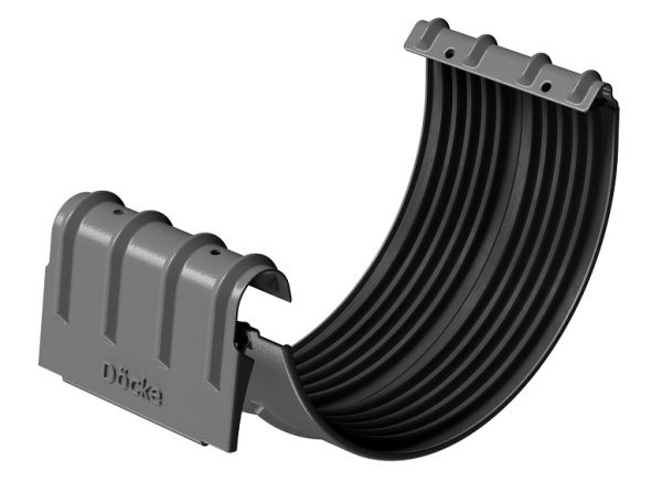 Соединитель желобов D125 Döcke STAL PREMIUM Графит, (RAL 7024) купить в Кирове