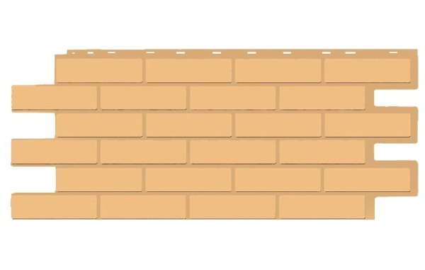 Фасадная панель T-Siding Кирпич Модерн Эко Крем купить в Кирове