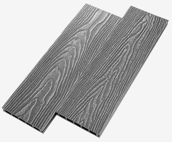 Террасная доска из ДПК RusDecking Unodeck Vintage - Серый купить в Кирове