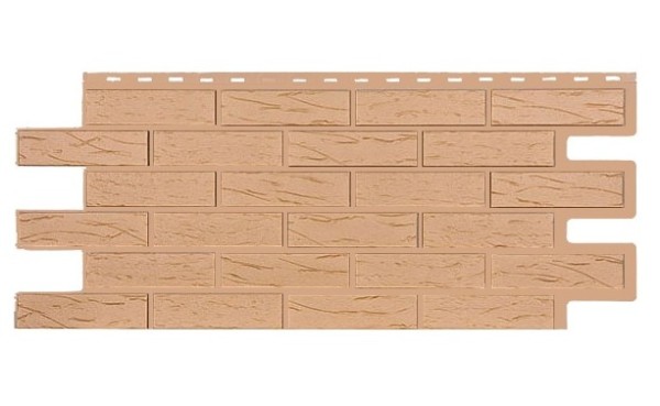 Фасадная панель T-Siding Кирпич Саман Эко Крем купить в Кирове