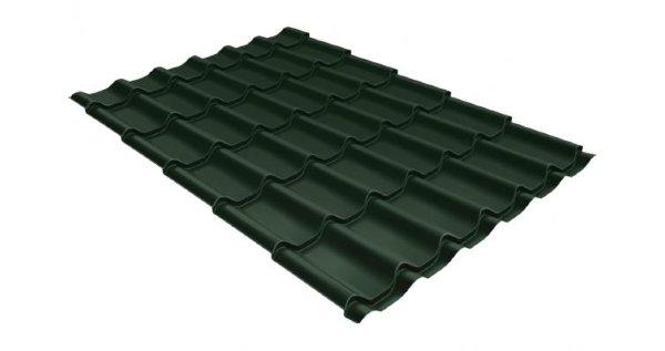 Металлочерепица классик 0,5 Satin RR 11 темно-зеленый купить в Кирове