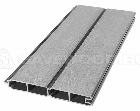 Заборный профиль из ДПК Savewood SW Agger матовый пепельный купить в Кирове