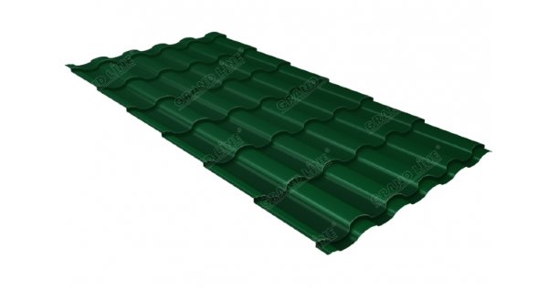 Металлочерепица кредо 0,45 Drap RAL 6005 зеленый мох купить в Кирове
